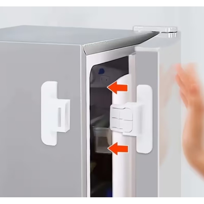 4 Adet Buzdolabı, Çekmece ve Dolap Kapağı Çocuk Kilidi (5381)