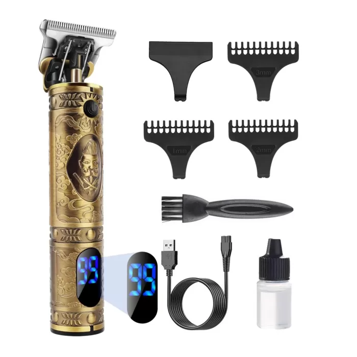 Lcd Ekranlı Traş Makinası Saç Sakal Düzeltme XYY-919 (5381)