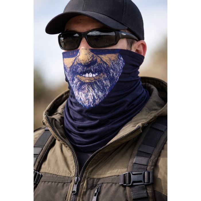 Sakallı Yüz Desenli Baf Buff – Çok Amaçlı Boyunluk &amp;amp;amp; Maske 1 No (5381)