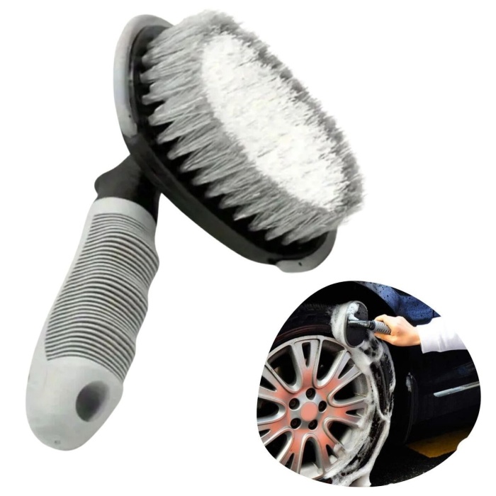 Çok Amaçlı Araç Temizlik Fırçası – Oto İç ve Dış Yüzeyler, Koltuk, Halı, Torpido ve Jant İçin Ergonomik Temizlik Fırçası (5381)