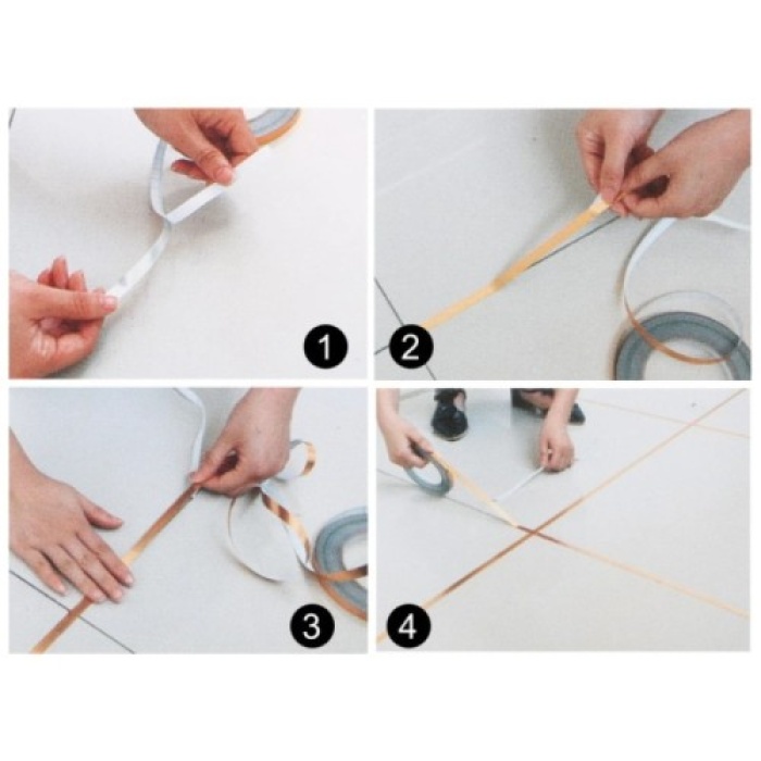 0.5 cm x 50 Metre Gri Fayans Arası Şerit Bant