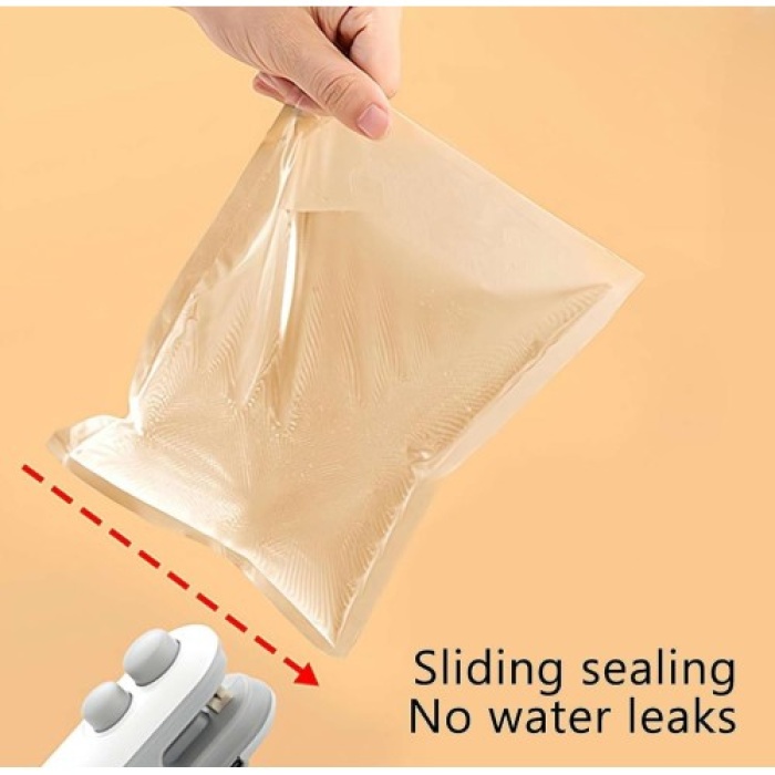 Mini Şarj Edilebilir Poşet Kapatıcı ve Kesici