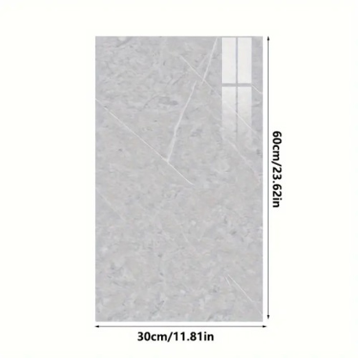 Gri Mermer Desenli Alüminyum Duvar Sticker