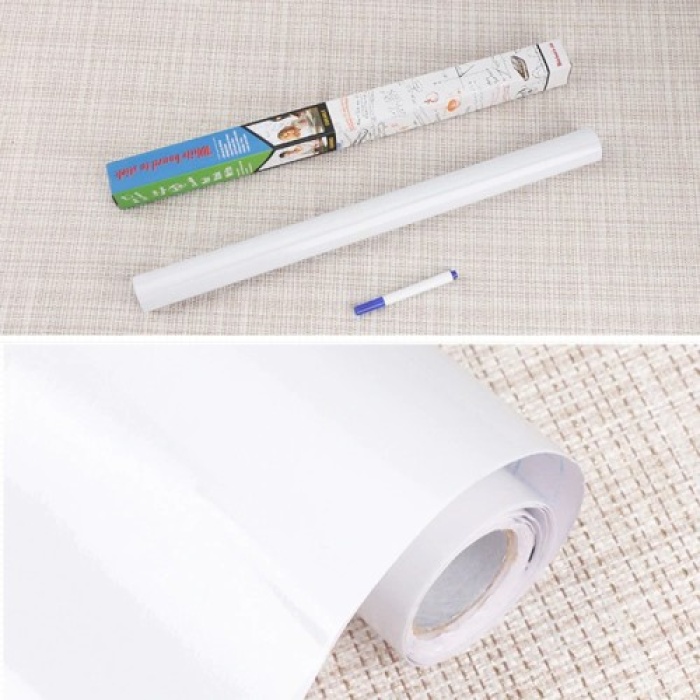 Yapışkanlı Beyaz Yazı Tahtası Sticker Rulo