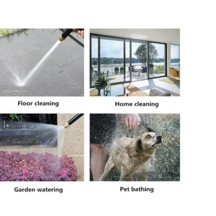 Yüksek Basınçlı Ayarlanabilir Bahçe Sulama ve Araba Yıkama Tabancası