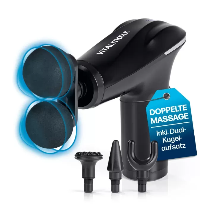 Akıllı Çipli Titreşimli Masaj Tabancası – 6 Hız Ayarlı, 4 Başlıklı, 3200 RPM Güçlü Motor, Sessiz Taşınabilir Masaj Aleti (5381)