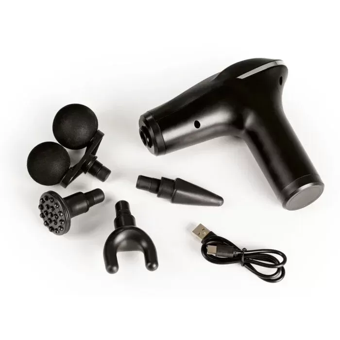 Akıllı Çipli Titreşimli Masaj Tabancası – 6 Hız Ayarlı, 4 Başlıklı, 3200 RPM Güçlü Motor, Sessiz Taşınabilir Masaj Aleti (5381)