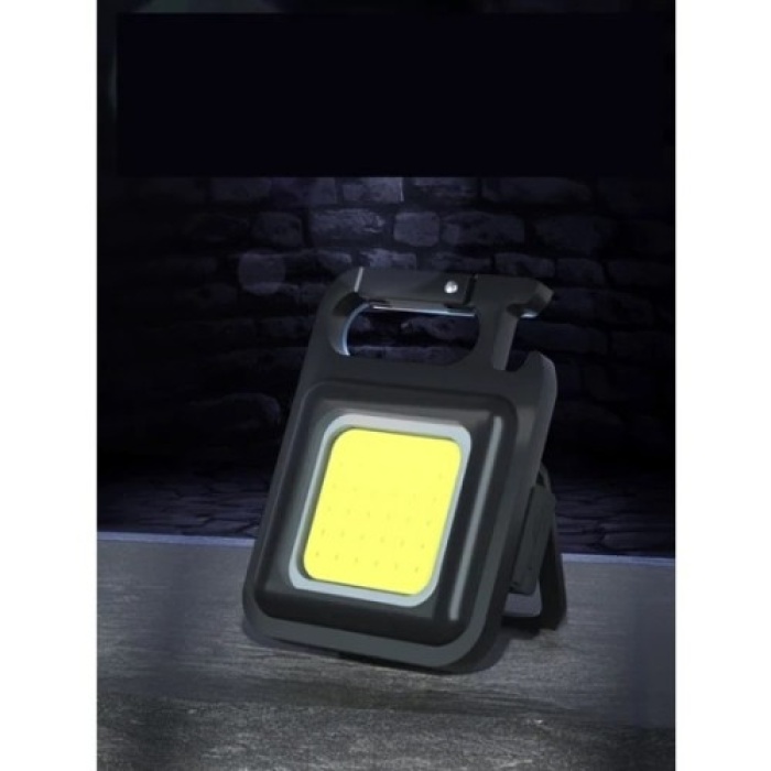 Mini 30 LEDli Çok Fonksiyonlu Şarjlı Kamp Lambası ve Anahtarlık Fener