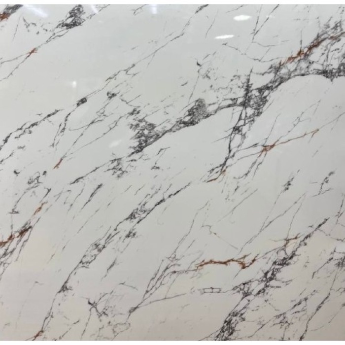 Beyaz Mermer Desenli Yapışkanlı Folyo Kaplama Kağıdı