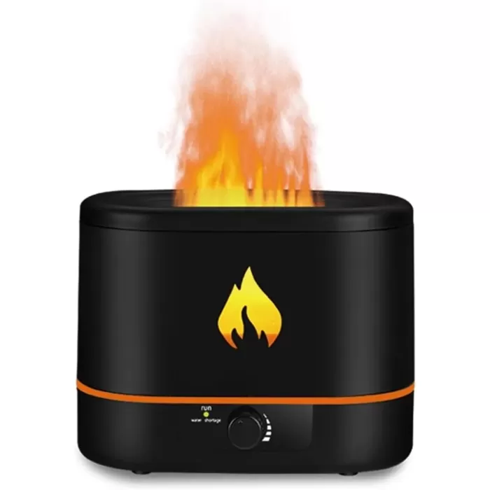 Alev Desenli 2 Lt Su Hazneli Ultrasonik Buhar &amp;amp; Sessiz Çalışma Hava Nemlendirici (5381)