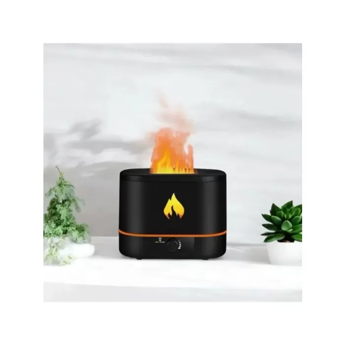 Alev Desenli 2 Lt Su Hazneli Ultrasonik Buhar &amp;amp; Sessiz Çalışma Hava Nemlendirici (5381)