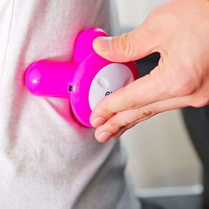 3 Başlıklı Titreşimli USB Şarjlı Mini El Masaj Aleti (5381)