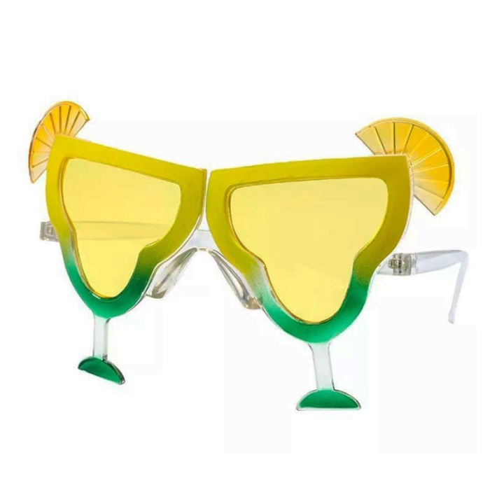Margarita Parti Gözlüğü Sarı Renk 16x8 cm (5381)