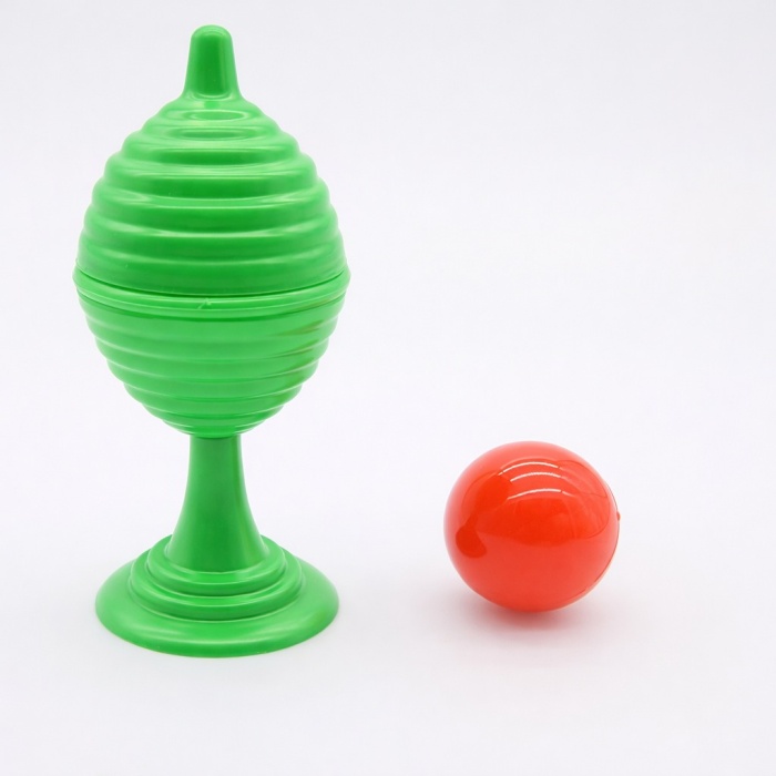 Yeşil Renk Sihirli Kupa Top Kaybetme Oyunu 7 cm (5381)