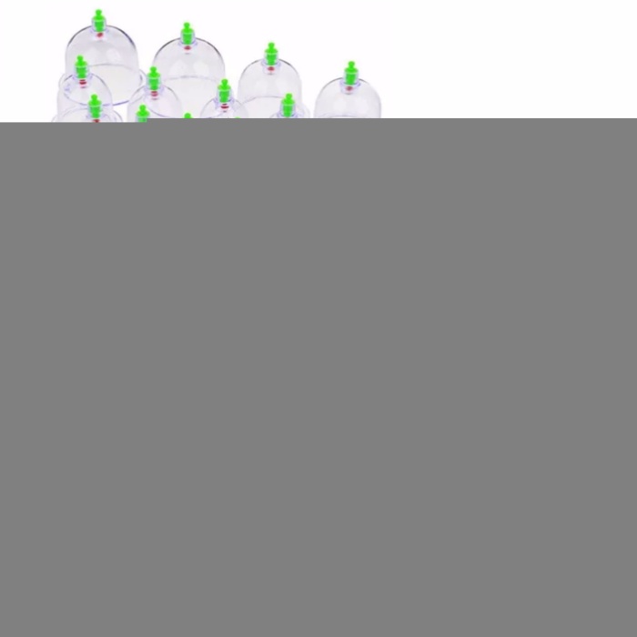 Hacamat Kupası 12’li Çekme Seti Vakumlu Masaj Aleti (5381)