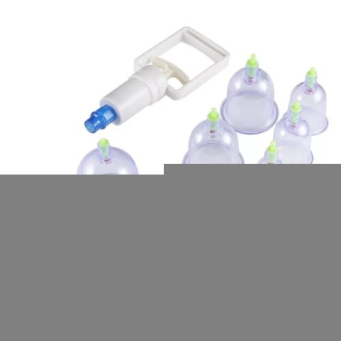 Hacamat Kupası 12’li Çekme Seti Vakumlu Masaj Aleti (5381)