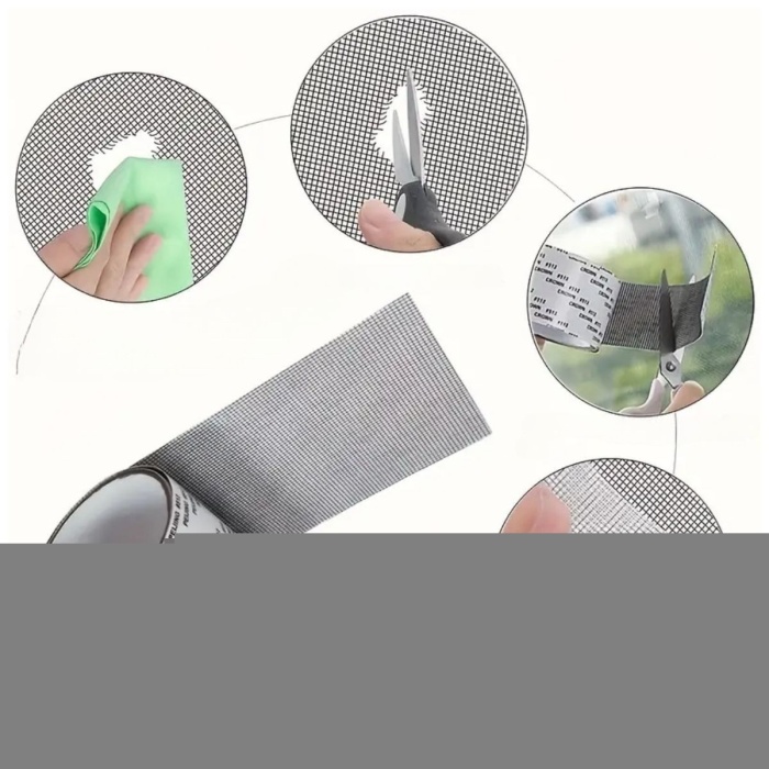 Güçlü Yapışkanlı Pencere Tamir Bandı, Böcek Önleyici Yama Bandı 2 mt x 5 cm (5381)