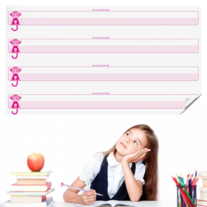 Kılavuz Çizgili Akıllı Kağıt Yazı Tahtası Duvarda İz Bırakmaz Statik Yeni Müfredata Uygun 100x56cm (5381)