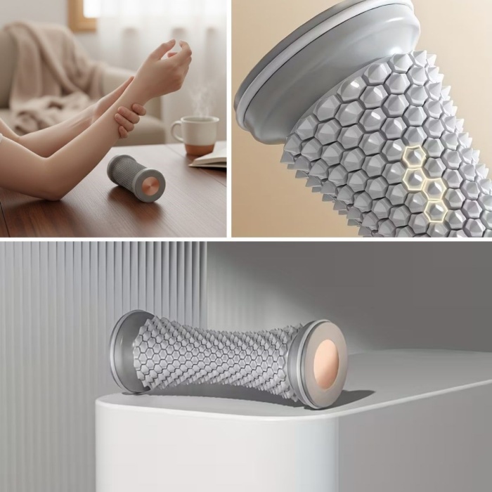 Ayak, El ve Bilekler İçin Yuvarlamalı Masaj Aleti – Manuel Refleksoloji ve Kas Rahatlatıcı Masaj Aparatı (5381)