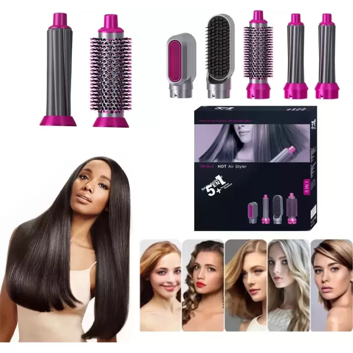 5 in 1 Hava Üflemeli Saç Düzleştirici (5381)