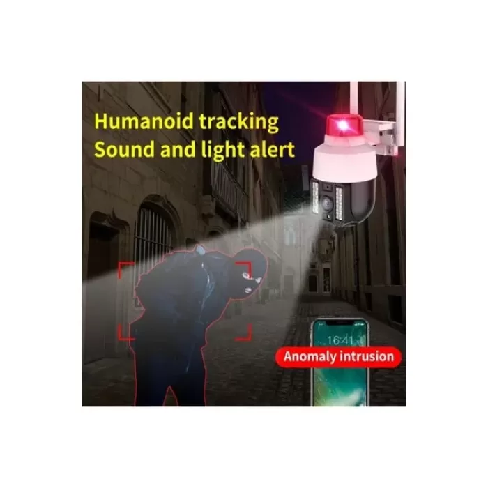 INT-CMR21 SD-kart destekli Hareketli Sesli Gece Renkli PTZ Akıllı Wifi Güvenlik Kamerası (5381)