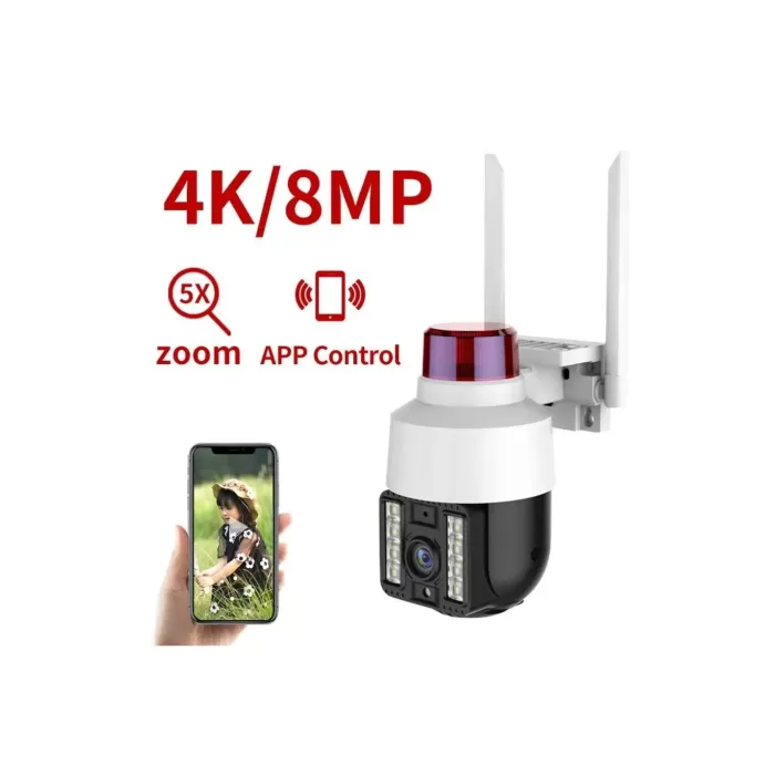 INT-CMR21 SD-kart destekli Hareketli Sesli Gece Renkli PTZ Akıllı Wifi Güvenlik Kamerası (5381)