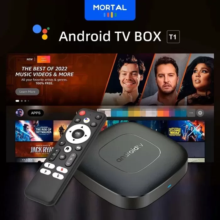 Mortal T1.Android Tv Box 2gb Ram -16 gb Hafıza Android 12 Tvbox (5381)
