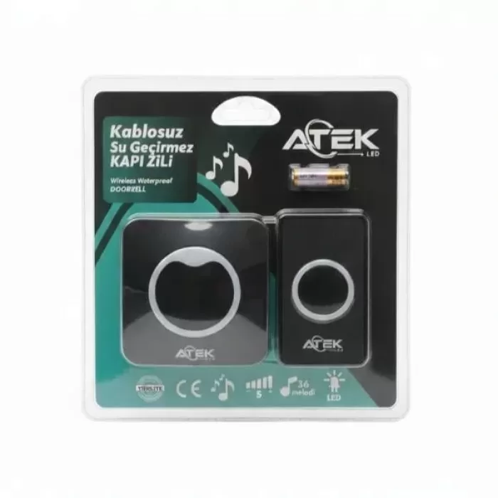 Kablosuz Su Geçirmez Kapı Zili (5381)