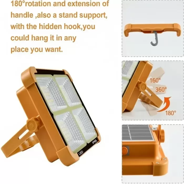 ProKAMA Ledli Solar Projektör 200W BK-200W (5381)