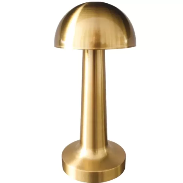 GOLD Mantar Lamba CT-8429 Lizbon 3 Renk Şarjlı Masa Lambası (5381)