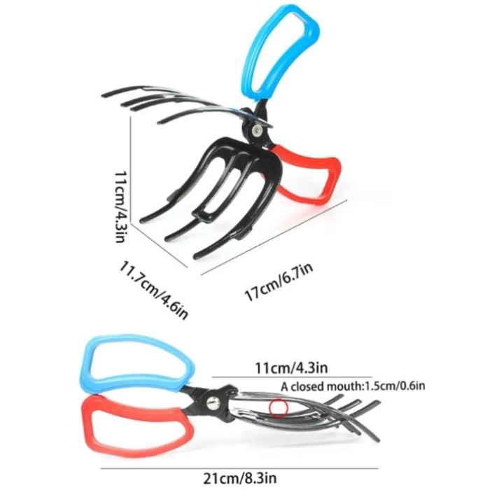 3 Pençeli 11 cm Balık Sabitleyici Maşa (5381)