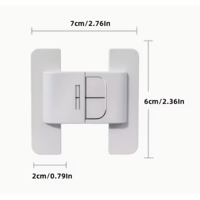 4 Adet Buzdolabı, Çekmece ve Dolap Kapağı Çocuk Kilidi (5381)