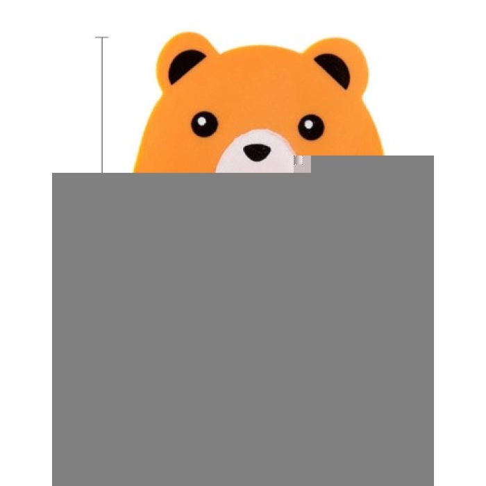 Ayıcık Desenli Çok Amaçlı 4 lü Fiş Tutucu (5381)