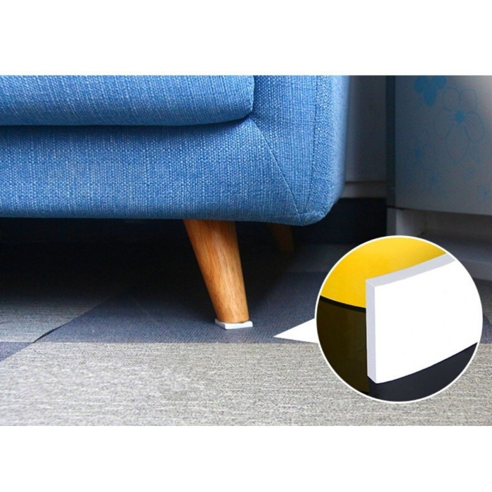 Çok Amaçlı Tüm Yüzeylerde Kullanıma Uygun Beyaz Çift Taraflı Köpük Sünger Montaj Bant (5381)