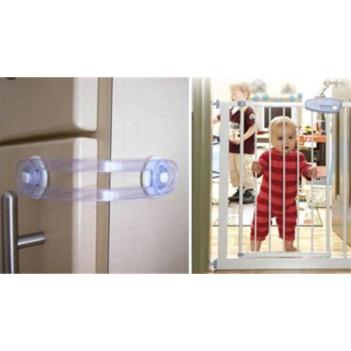 Bebek ve Çocuklar İçin Dolap Çekmece Emniyet Güvenlik Kilidi (5381)