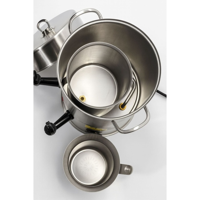 ARMAĞAN 250 BARDAK ÇAY OTOMATI ELEKTRİKLİ SEMAVER ÇAY MAKİNESİ ÇİFT MUSLUK 2500W (5381)