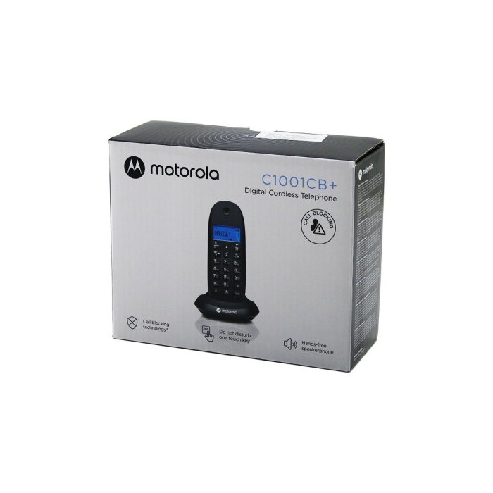 SİYAH DİJİTAL KABLOSUZ - TELSİZ TELEFON ARAYAN NO GÖRME 50 HAFIZA C1001CB (5381)