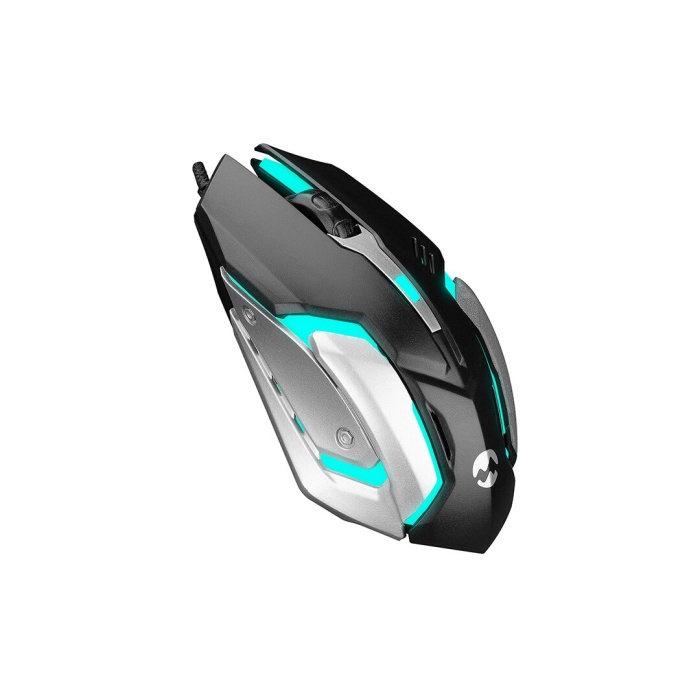 USB KABLOLU - OYUNCU MOUSE - FARE RGB IŞIKLI 3D - 1200DPI MOUSE 1.5MT KABLO (5381)