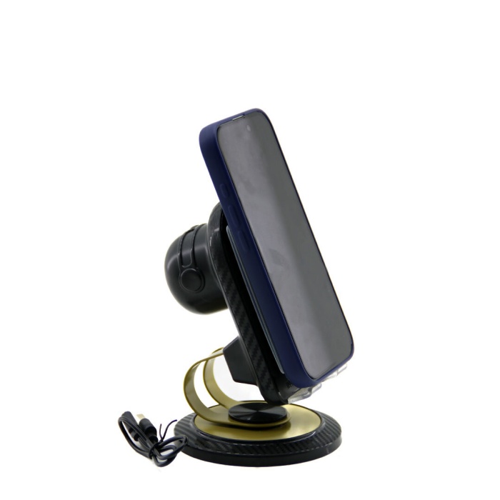 MOBILE PHONE 2IN1 BT SPEAKER HOPARLÖR = 5W ŞARJLI - MASA ÜSTÜ TELEFON TUTACAK = 360° DÖNEN STAND - OYNAR METAL AYAK (5381)