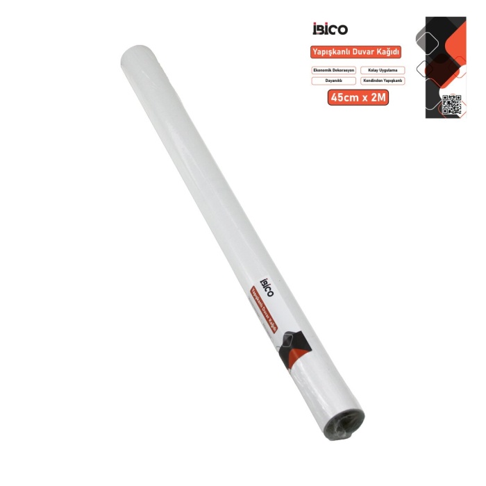 2MT X 45CM BEYAZ SADE TEZGAH ÜSTÜ FOLYO STİCKER - DUVAR KAĞIT KENDİNDEN YAPIŞKANLI - EKO DEKORASYON - DAYANIKLI (5381)