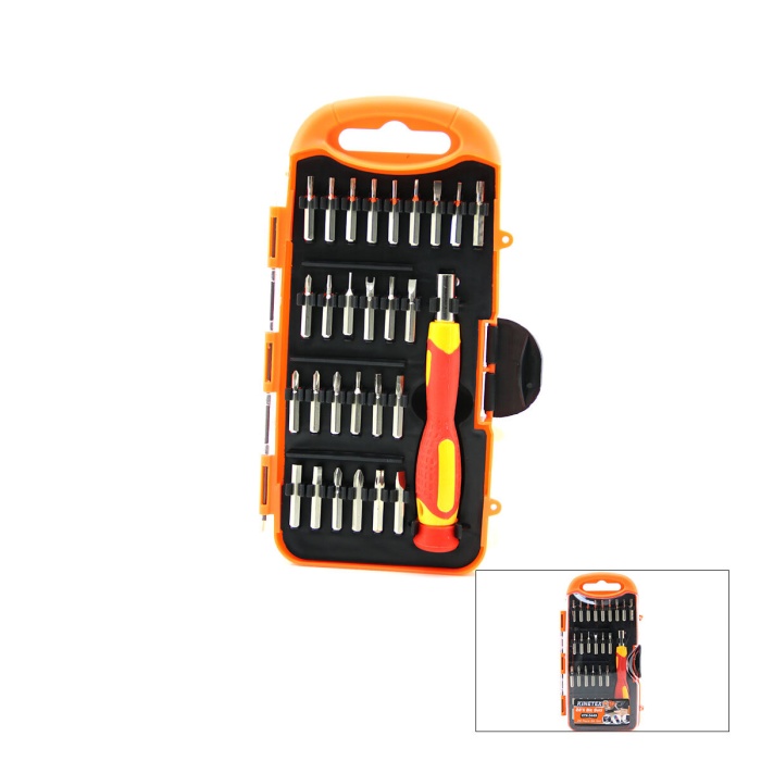 28PCS SAATÇİ TELEFON BİTS TORNAVİDA SETİ 27PCS UÇ + 1-T.VİDA SAPI (5381)