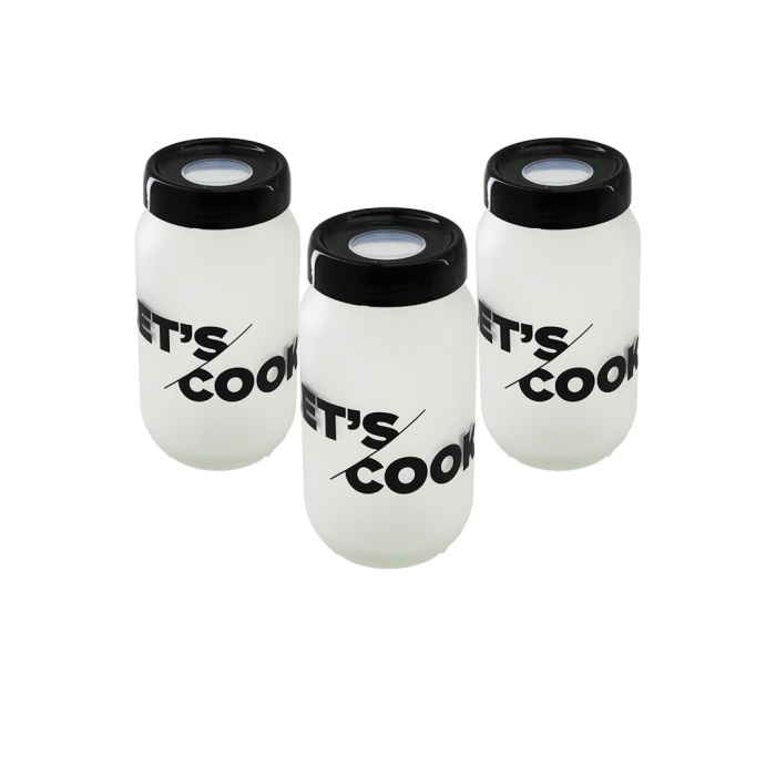 3PCS 100CC FLU SAKLAMA KABI - CAM KAVANOZ SET (5381)