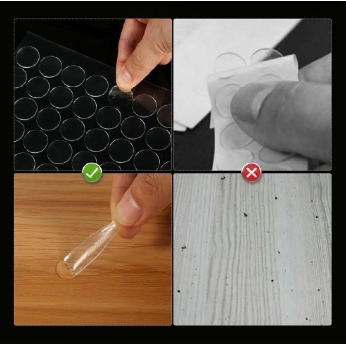 Çift Taraflı Yuvarlak Montaj Macunu