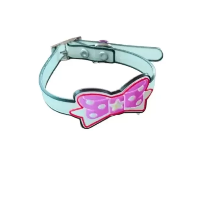 Kurdeleli ve Zilli Silikon Kedi Tasması