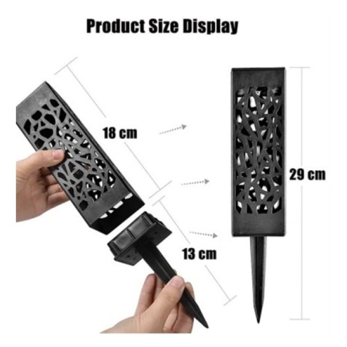 Dekoratif Solar Güneş Enerjili Bahçe Aydınlatma Seti (6 Adet)