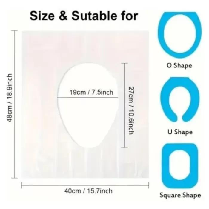 Hijyenik Tek Kullanımlık Klozet Kapağı Poşeti