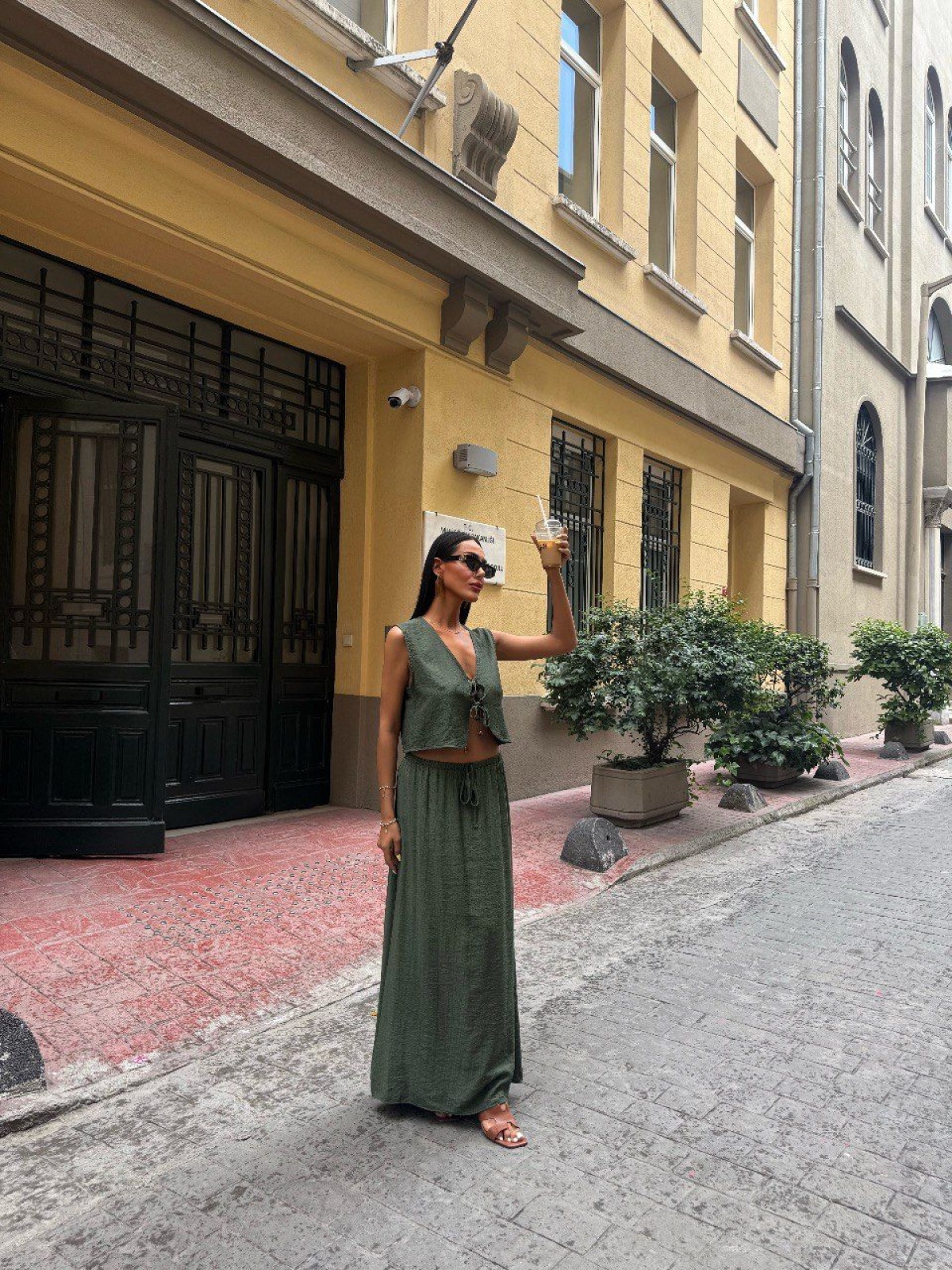 Olive Breeze Haki Takım