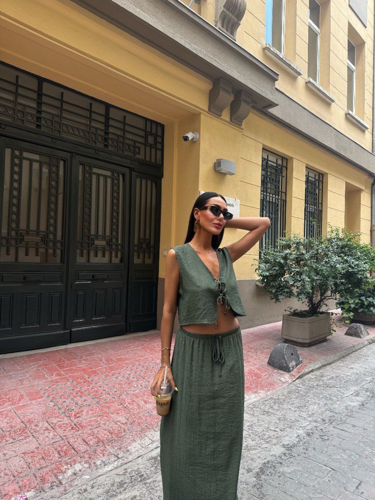 Olive Breeze Haki Takım