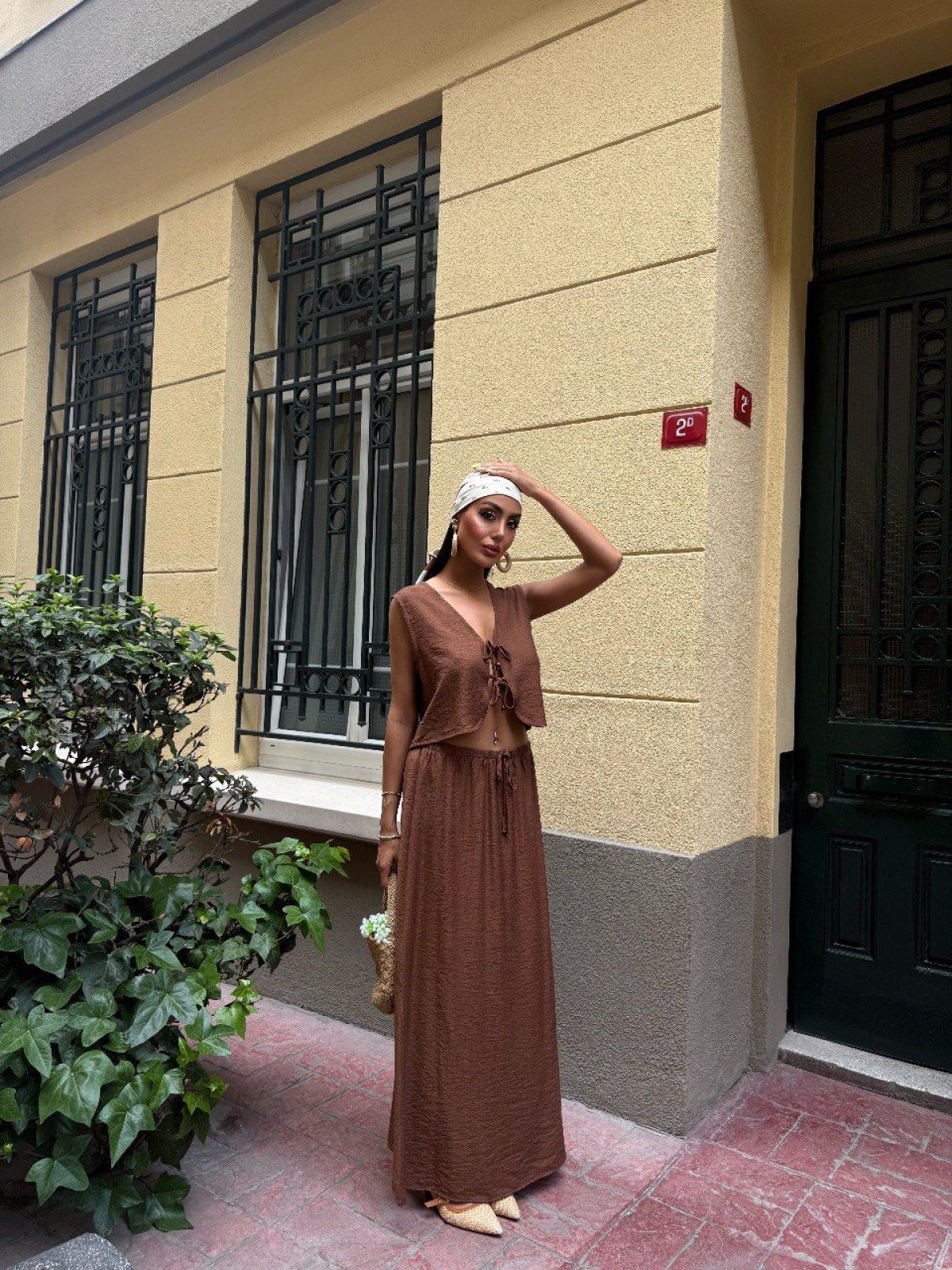 Olive Breeze Kahverengi Takım