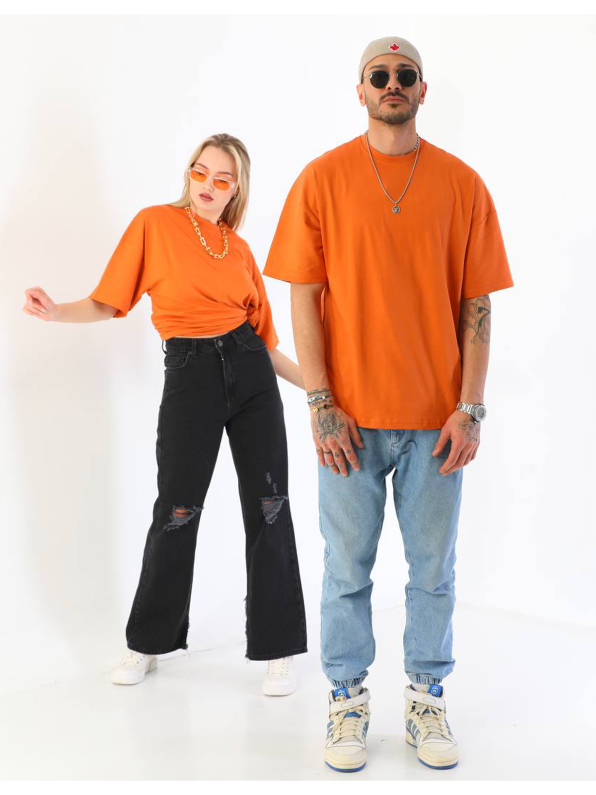 Dolcha Drift Oversize Tee – Unisex Orange